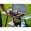 Camping Kitchen 2 Multi Cook Plus, cocina de gas gris, 2 zonas de cocción 2x 1,8 kW + plancha 0,9 kW, modelo 2025