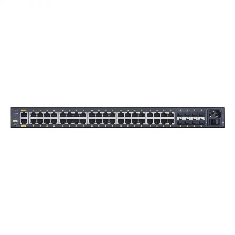 NETGEAR GSM4248PX-100EUS switch de red gestionado L2/L3/L4 Gigabit Ethernet (10/100/1000) Power over Ethernet (PoE) negro