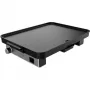 Parrilla de mesa Magnet 1800, plancha eléctrica negra/plata, 1.800 vatios