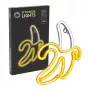 Luz de neón decorativa MANTA SNL01WHT – diseño luminoso y colorido, iluminación de acento de pared