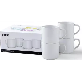 Taza Cricut 2009392 300 ml blanco 4 uds. (2009392)