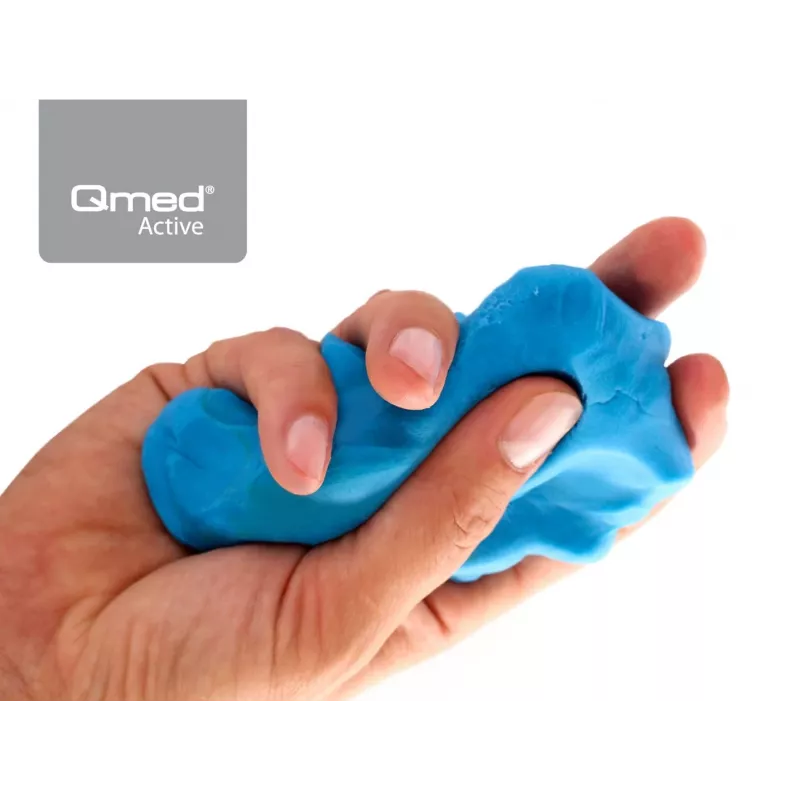 Plastilina de rehabilitación MDH mano y dedos — amarilla, 80 g, resistencia débil, 100 % silicona
