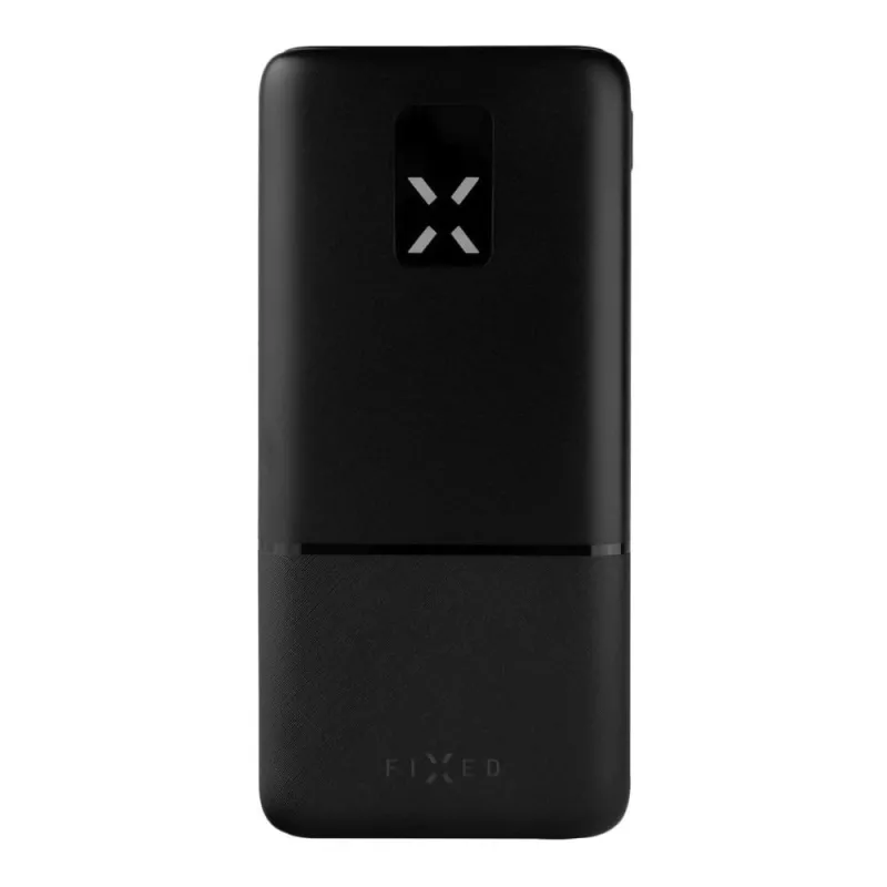 Fixed Zen power bank 20000 mAh USB-C PD 20W con pantalla LCD, negro