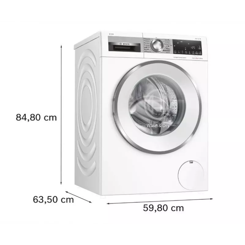 Lavadora-secadora Bosch WNG254A9BY 10,5 kg / 6 kg 1400 rpm Blanco