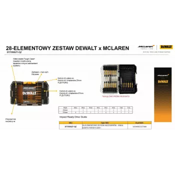 DEWALT FLEXTORQ SET DE PUNTAS 28 uds. /MCALREN
