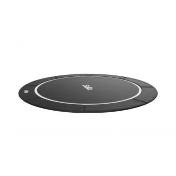 Trampolín sobre el suelo Salta Royal Baseground Sport 396 cm, redondo, lona 330 cm, 80 muelles, estructura de acero, acolchado de PVC
