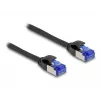 Cable de red DeLOCK RJ45 Cat.6A S/FTP slim 1m negro