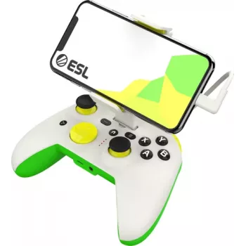 Mando RiotPWR RP1925ESL USB Type-C con cable verde blanco amarillo