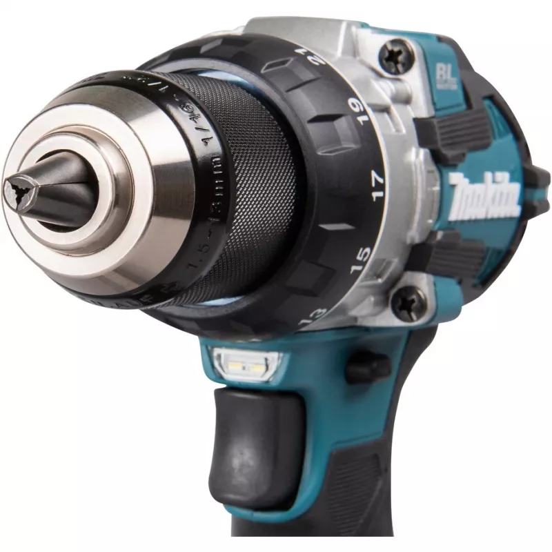 Makita DHP489RTJ Atornillador/atornillador de impacto a batería 1800 rpm Negro, Azul
