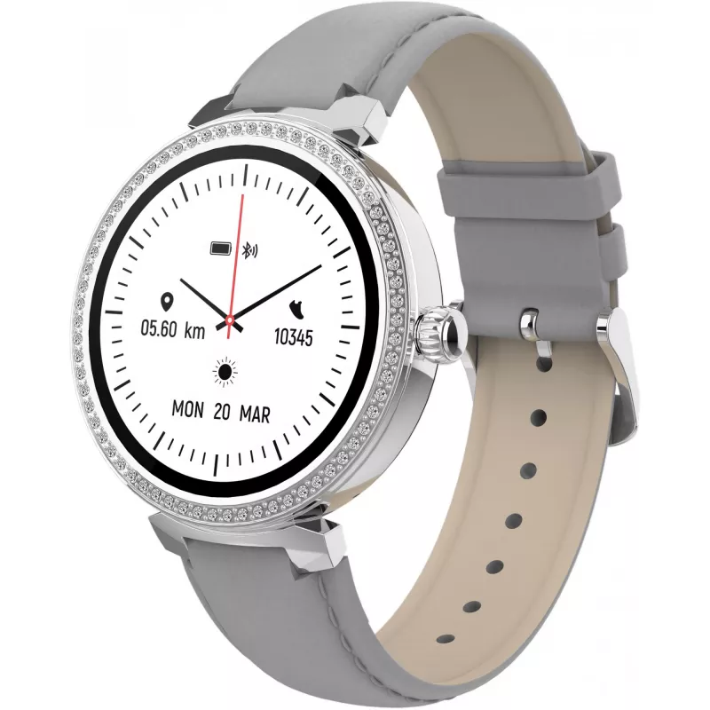Smartwatch Denver SWC-342GR, IPS de 1,2 pulgadas, gris