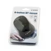 Ratón óptico inalámbrico Bluetooth GEMBIRD MUSWB2 — para diestros, 1600 DPI, 6 botones, negro/gris, pilas AAA