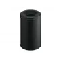 Papelera redonda de acero negra Durable 330601