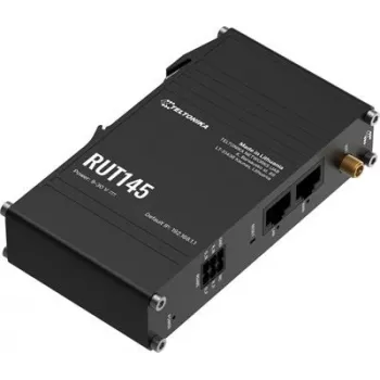 Router TELTONIKA RUT145 con interfaz RS485, conectividad móvil y E/S industriales