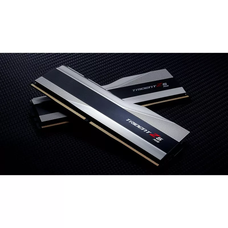 DIMM 32 GB DDR5-6000 (2x 16 GB) Dual-Kit, memoria plateada, F5-6000J3238F16GX2-TZ5RS, Trident Z5 RGB, INTEL XMP
