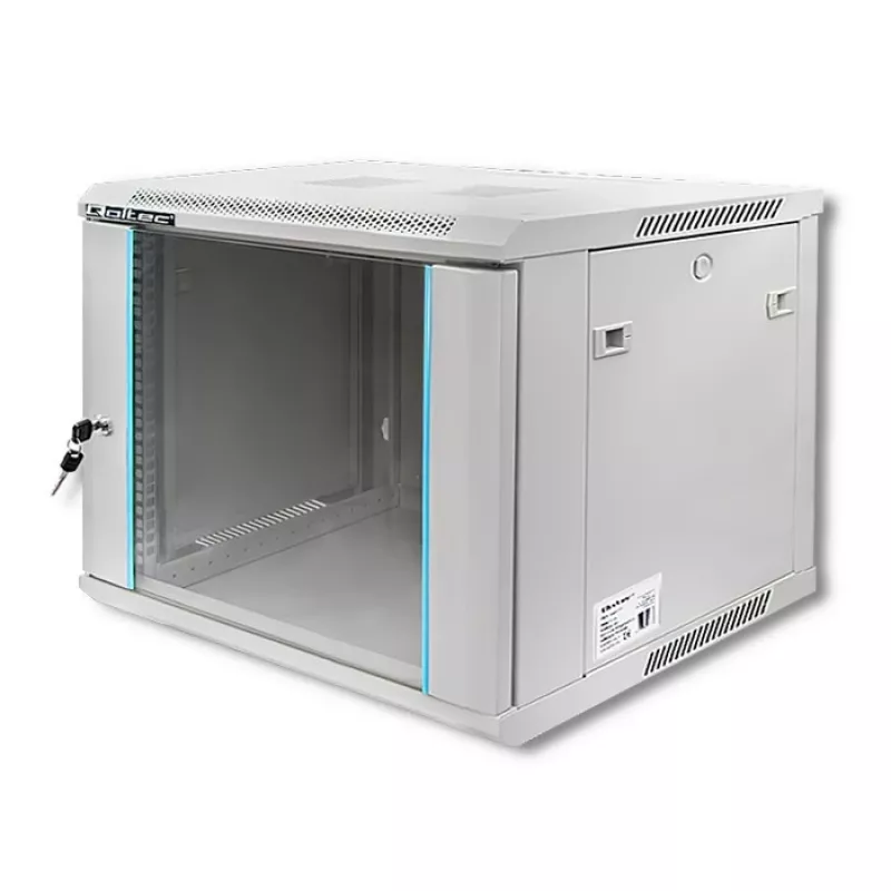 Armario rack QOLTEC 19 pulgadas 9U 600x500x600 montaje en pared o suelo carcasa para servidor