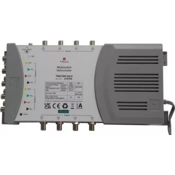 Triax TMS/CKR 9x8 S distribución de bloque SAT 5 entradas 8 salidas (318702)