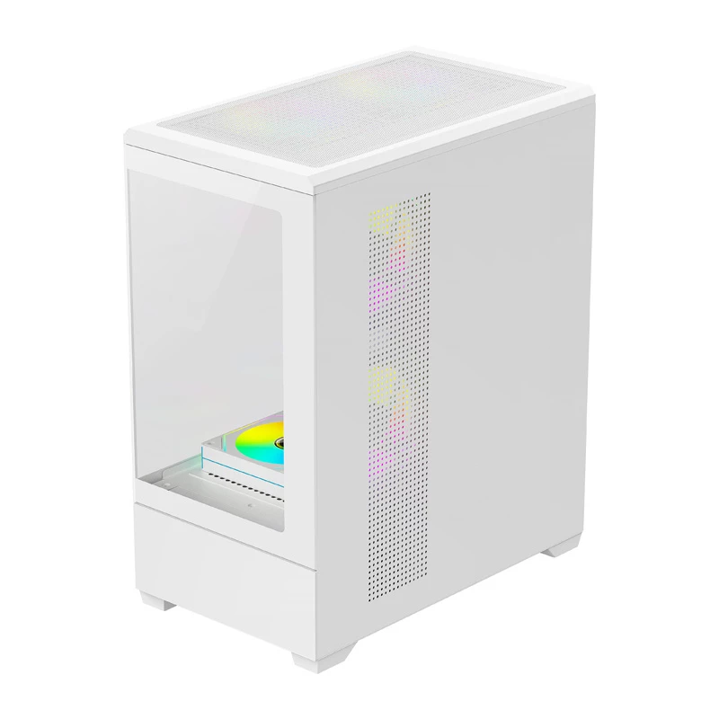 Caja de PC DarkFlash C365 (blanca) con 5 ventiladores