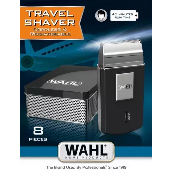 Wahl 3615-1016 maquinilla de afeitar para hombre afeitadora de láminas recortadora negro, plata