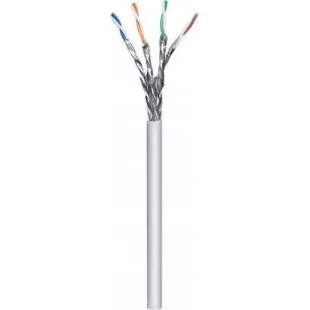 Cable Intellinet Network Bulk Cat7, 23 AWG, hilo macizo, 100 m, gris, cobre, S/FTP, LSZH, clasificado CPR-Dca, rollo