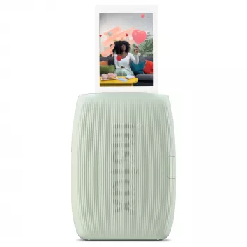 Impresora instantánea Fujifilm Instax Mini Link3 Sage Green — 800×600 DPI, imprime 6,2×4,6 cm, Bluetooth, 0,21 kg