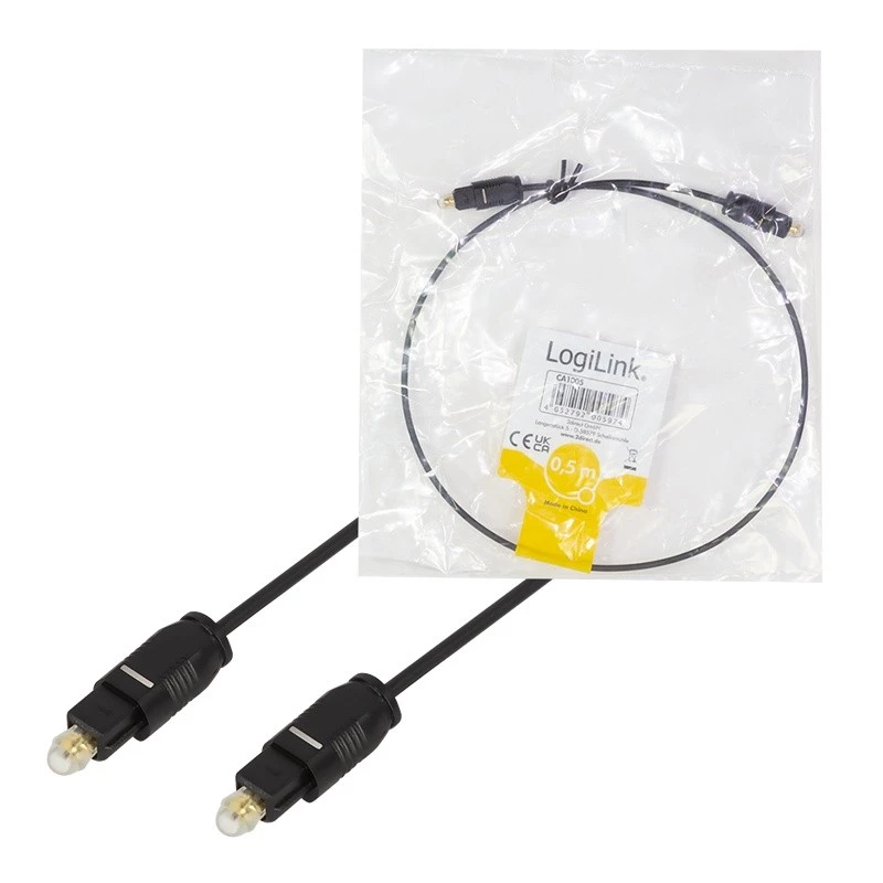 Cable de audio LogiLink Toslink 10 m