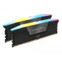 DIMM 64 GB DDR5-6000 (2x 32 GB) Dual-Kit, memoria RAM negra, CMH64GX5M2B6000C30, Vengeance RGB, INTEL XMP