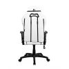 Silla gaming Arozzi Torretta SoftPU — blanco, revestimiento Soft-PU, reposabrazos ajustables, respaldo reclinable