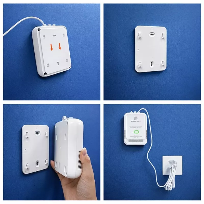 Sensor de fugas de gas QOLTEC NG 85dB LE — detector de gas natural (CH4), alarma acústica 85 dB