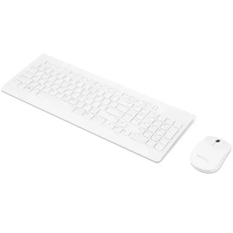 Lenovo GX30W75336 510 kit inalámbrico de teclado y ratón, 2,4 GHz nano USB, blanco