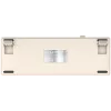 Teclado gaming mecánico inalámbrico LORGAR KBP70MW distribución 65% beige