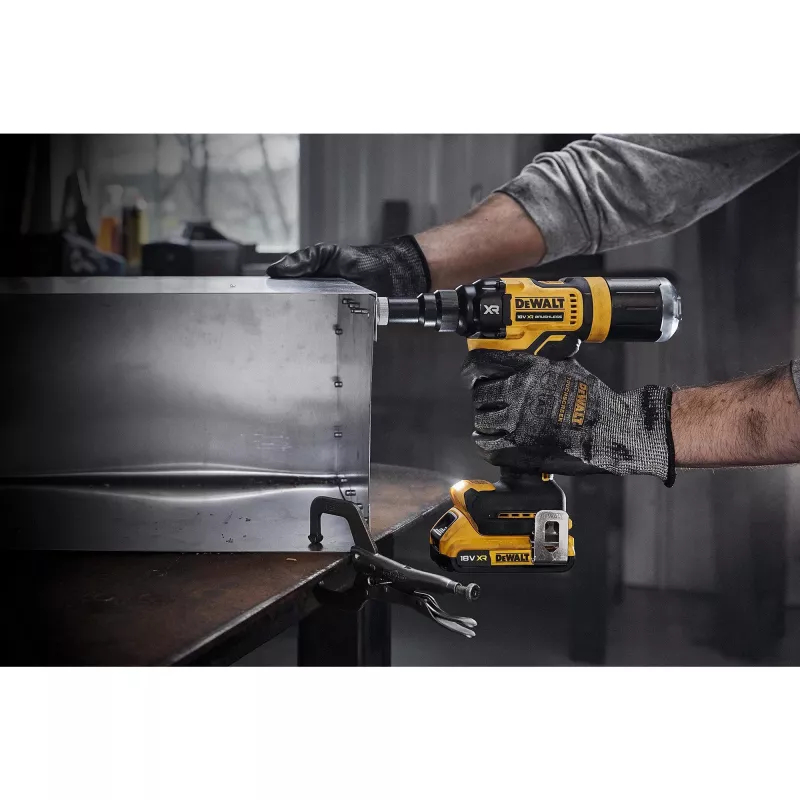 DeWALT DCF403NT-XJ remachadora eléctrica negra, amarilla 2,4, 3,2, 4, 4,8 mm 10000 kN
