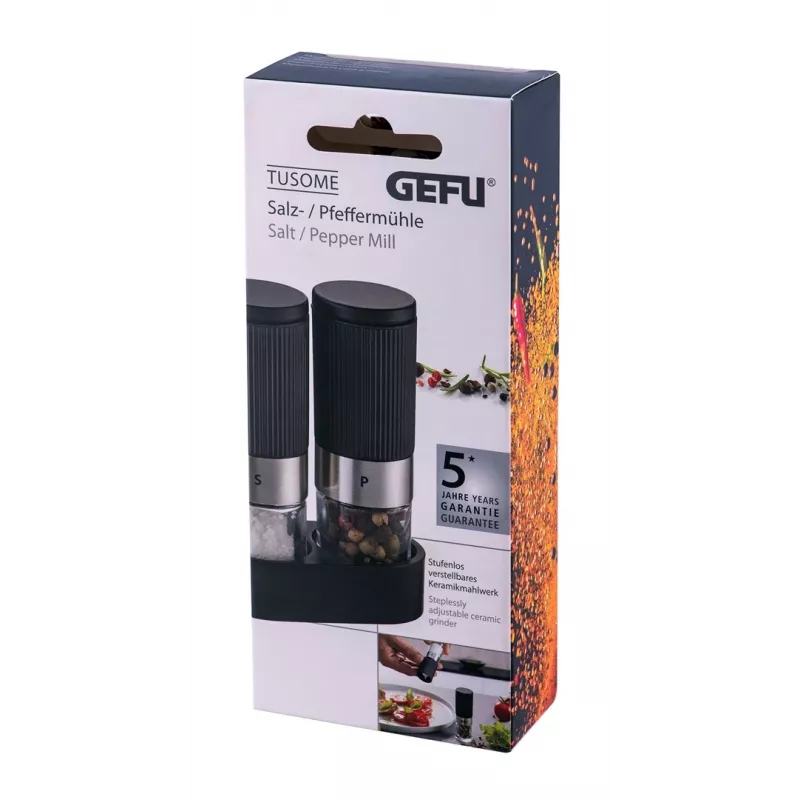 Gefu Tusome set de 2 molinillos G-34621