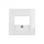 Placa de pared / tapa de interruptor de Berker, modelo 10338919, blanco, plástico, diseño convencional, 1 elemento