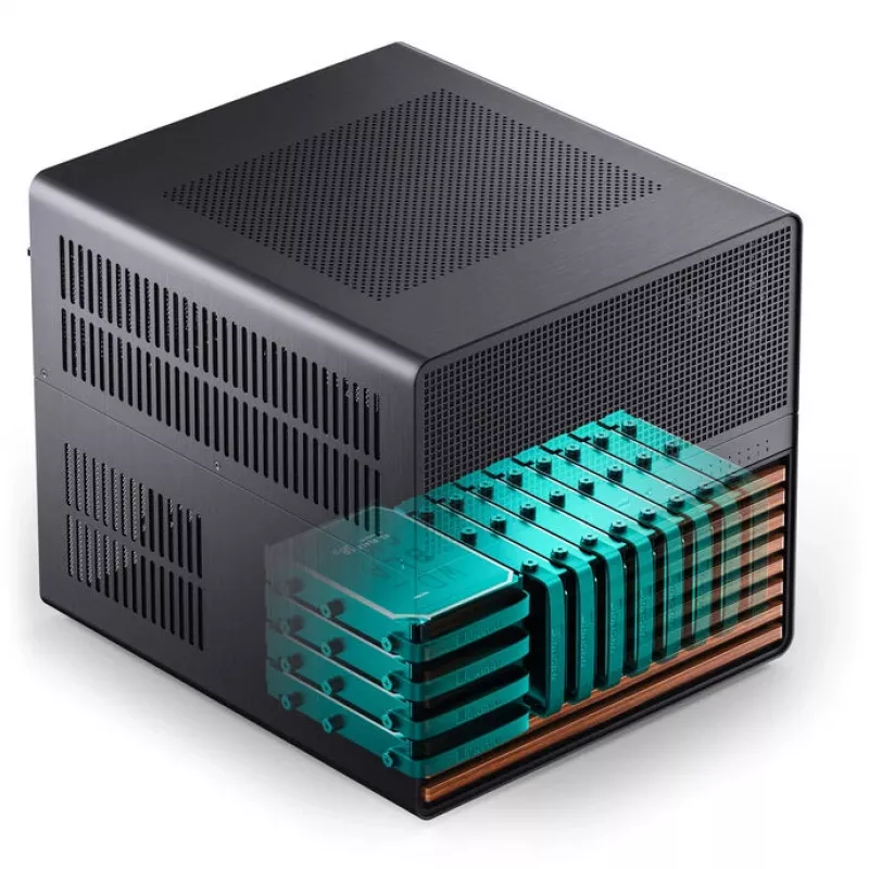 Caja NAS Jonsbo N5, E-ATX - negra