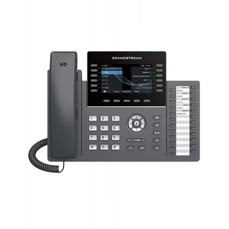 Teléfono IP Grandstream Networks GRP2636 negro 12 líneas LCD Wi-Fi