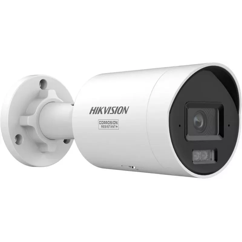 Cámara de vigilancia IP tipo bala Hikvision Pro Series DS-2CD2087G3-LI2UY/SL (ColorVu, 2,8 mm, 3840×2160) interior y exterior, montaje en pared