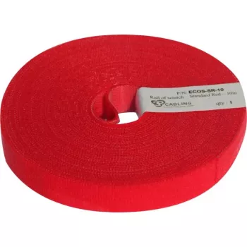 Cinta de marcado de cables Patchsee ECO-Scratch 10 m, rojo, 19 mm de ancho