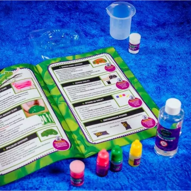 Kit de ciencia Liscianigiochi Crazy Science Slime Camaleón 304-PL89246 – set educativo de experimentos con slime