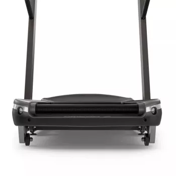 Cinta de correr plegable eléctrica Horizon Fitness Omega Z-02 — superficie de 140×53 cm, 20 km/h máx, 159 kg de carga, grafito