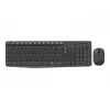 Logitech teclado MK235 inalámbrico teclado+ratón Gris CZ