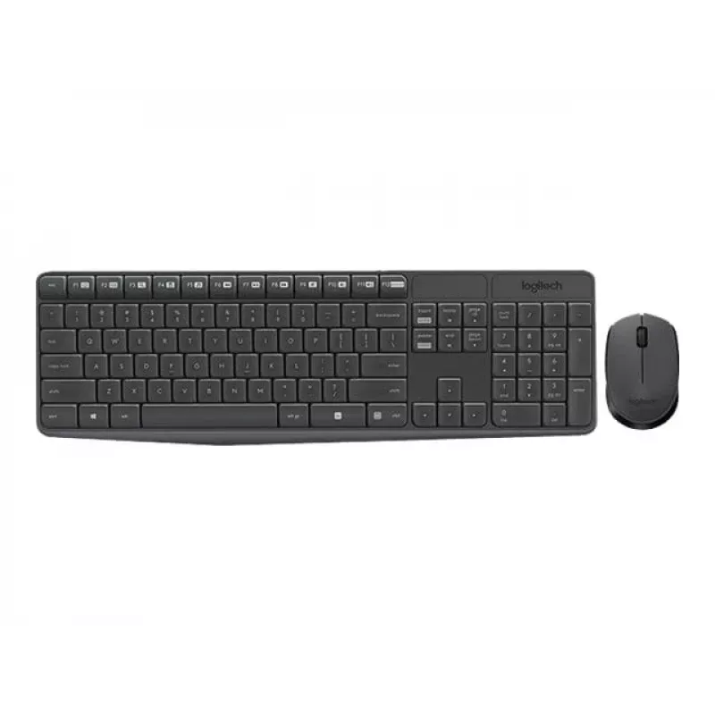 Logitech teclado MK235 inalámbrico teclado+ratón Gris CZ