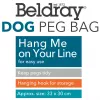 Bolsa para pinzas de ropa Beldray LA032005DFEU7 con motivo de perro, almacenaje de tela de pared