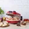 Pizzera Petra PT5666VDE Bella Pizza 1200 W superficie antiadherente, horno de pizza de sobremesa