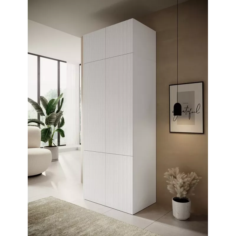 Armario ropero cama meble PAFOS 2D BASE 90×55,5×45 cm blanco mate, 2 puertas