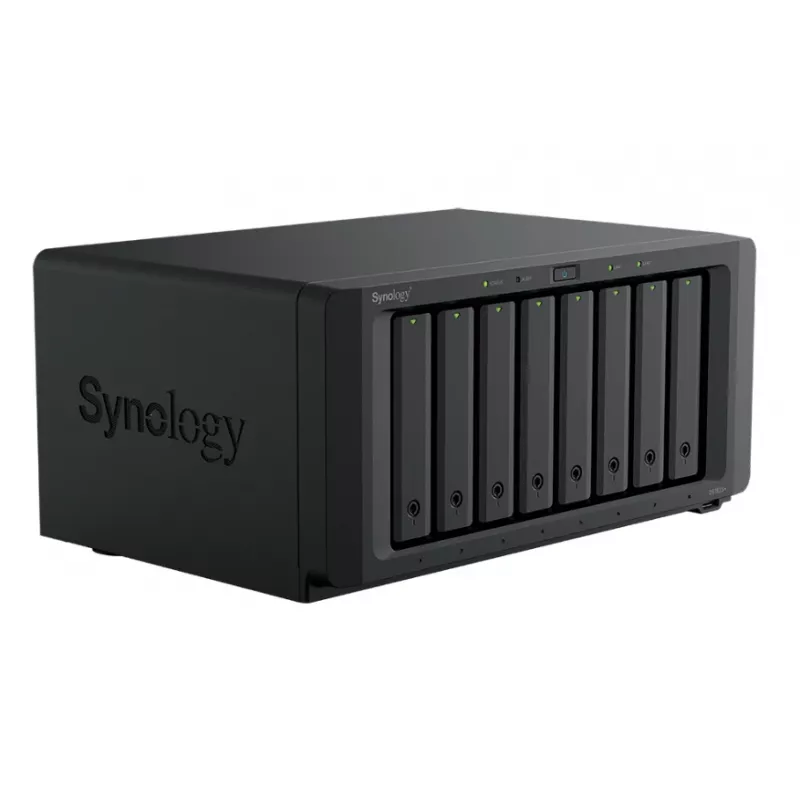 Synology DiskStation DS1825+ Servidor NAS/almacenamiento Ryzen Embedded V1500B 8 GB DDR4 0 TB negro