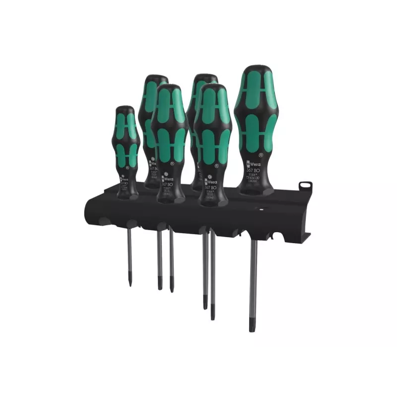 Wera 367/6 TORX BO - Juego de destornilladores - 6 piezas - aislados (05138250001)