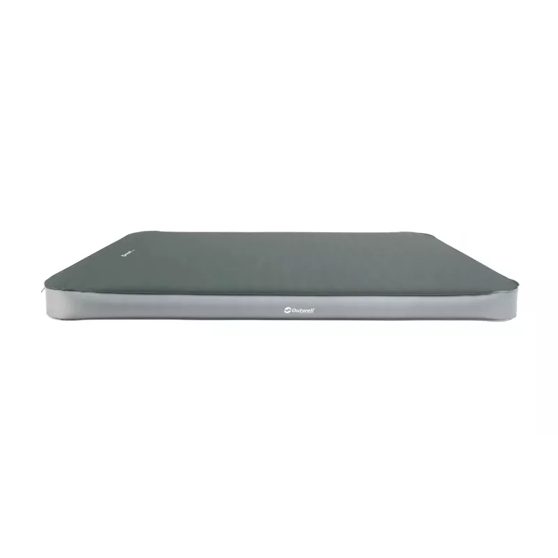 Colchón hinchable doble Outwell 400152 — 1380×2070×120 mm, poliéster, verde/gris