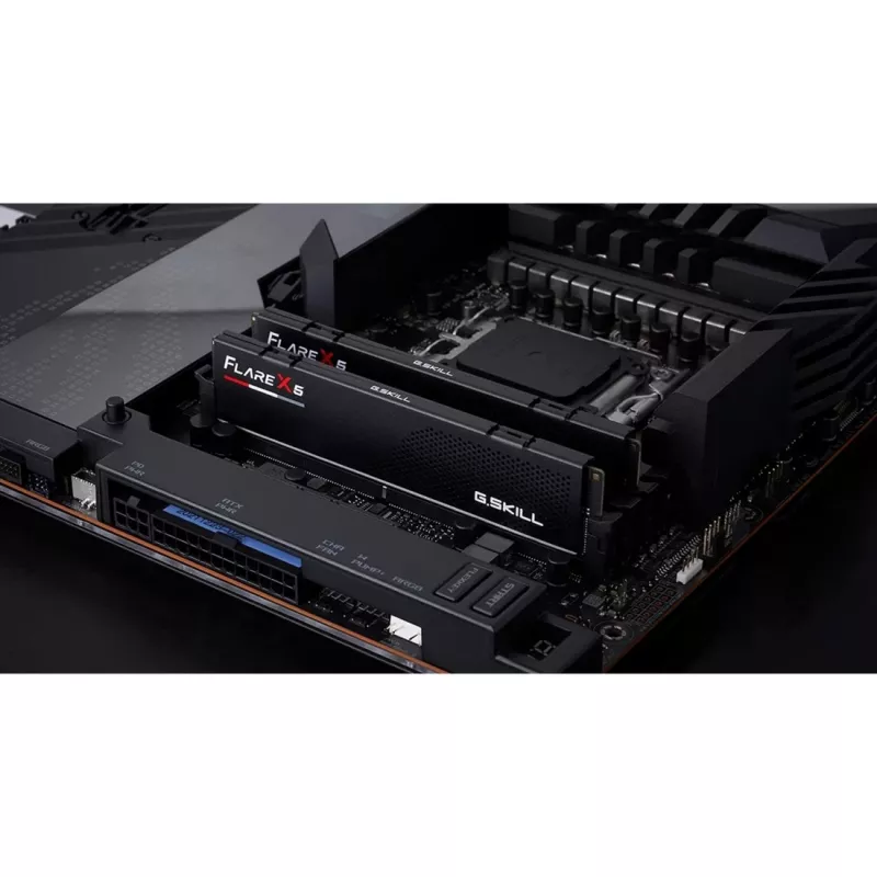 DIMM 64 GB DDR5-6000 (2x 32 GB) Dual-Kit, memoria RAM negra, F5-6000J2836G32GX2-FX5, Flare X5, AMD EXPO