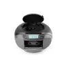 Reproductor de radio JVC RC-E444B negro con reproductor de CD y sintonizador FM