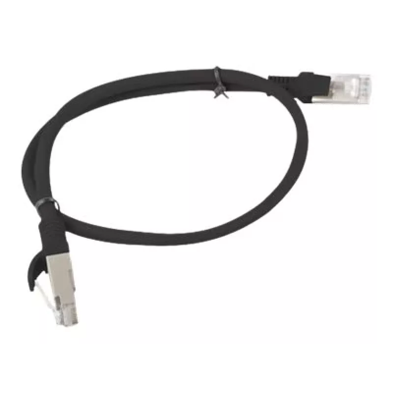 Cable de red LANBERG PCU5-10CC-0500-BK Cat5e U/UTP RJ-45 — 5 m, negro, conductor CCA